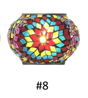 Mosaic Lamp Globe 12" #8