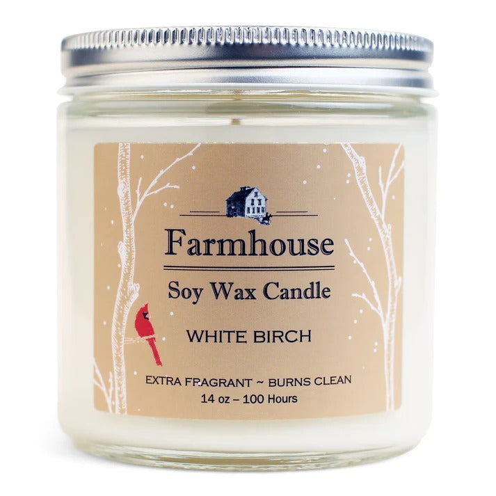 Soy Candle -  6.5oz - White Winter Birch