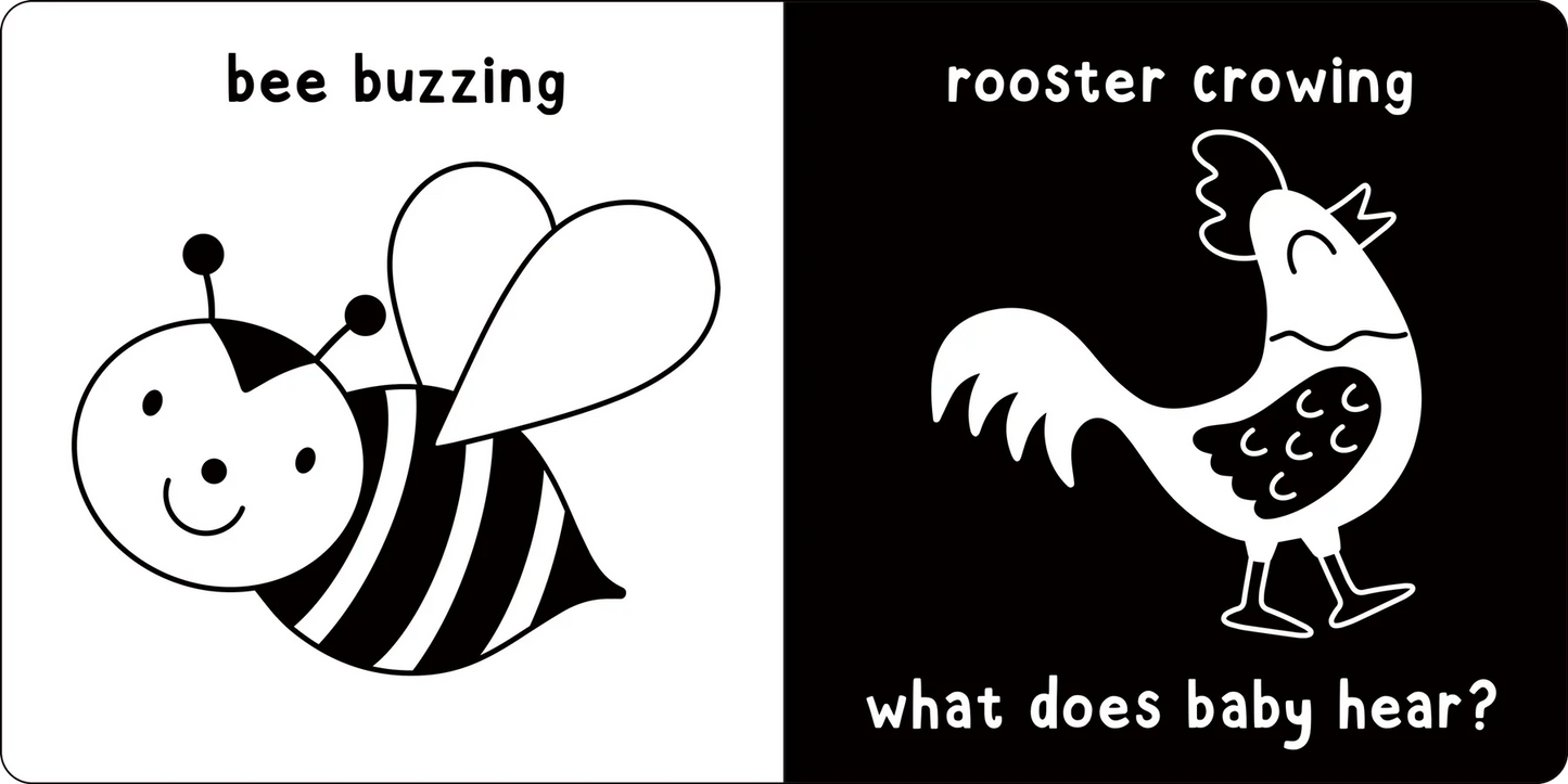 First Board Book High Contrast What Does Baby See? On the Farm