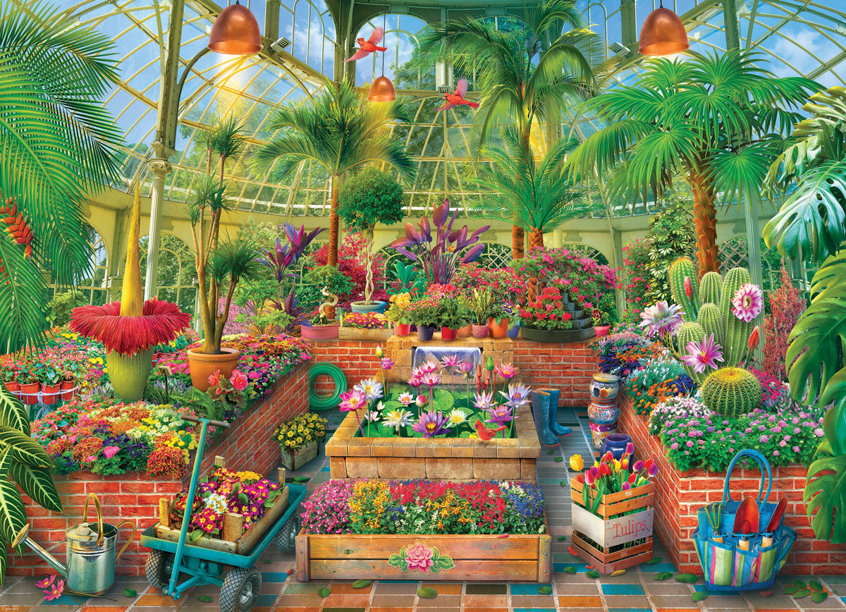 Eurographics Puzzle 1000 Piece - Greenhouse Garden