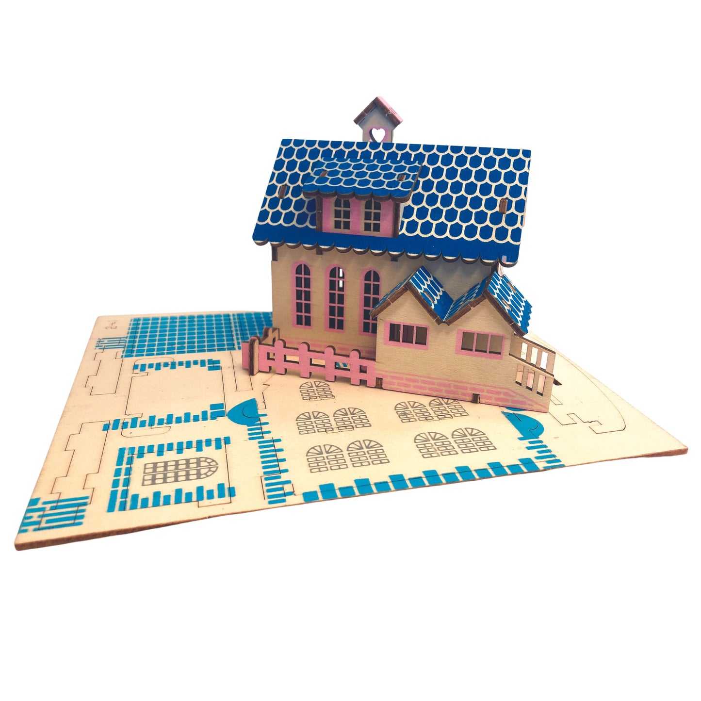 Home Sweet Home Quaint Cottage Construction Kits Wooden