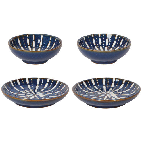 Pulse Pinch Bowls and Dipping Dish (Sold Individually)