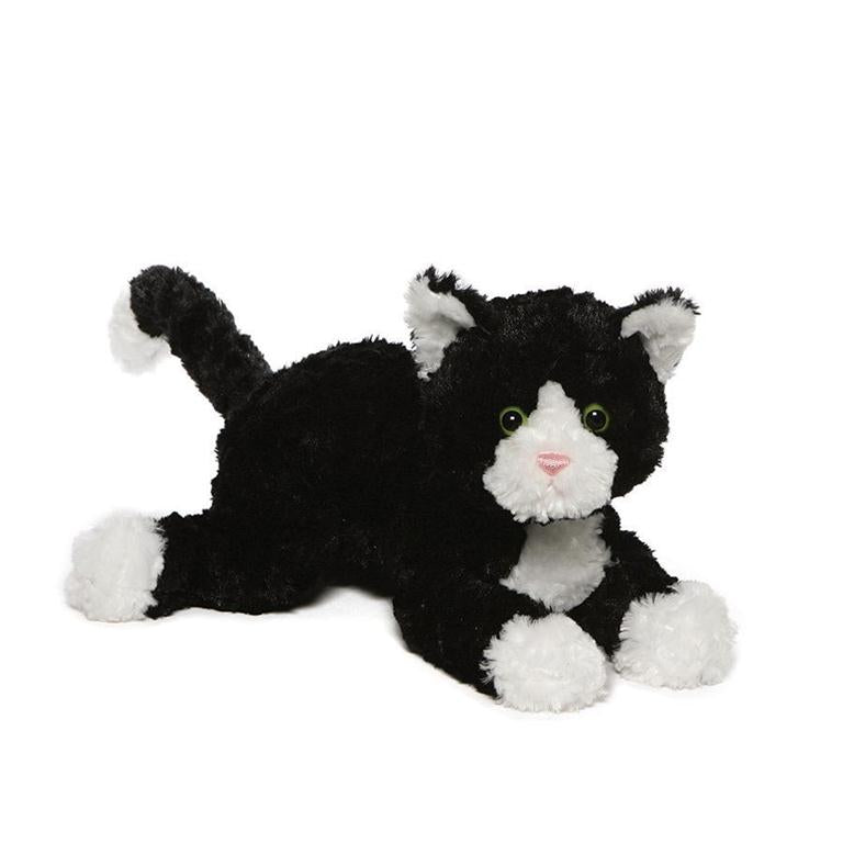 Plush Cat & Dog Collection Dog Tuxedo Cat Sebastian Black & White 14"