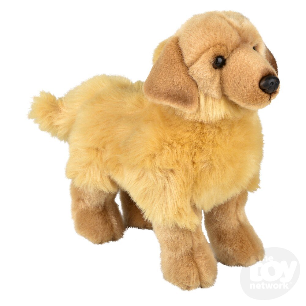 Plush Heirloom Standing Golden Retriever