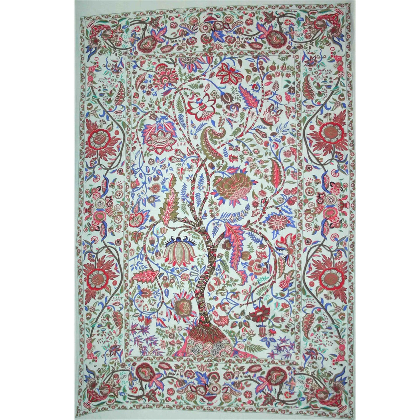 Tapestry Full Size Tree Of Life Blue