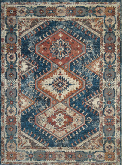 Oxford Sahara Rug Blue 2'1"x7'5"