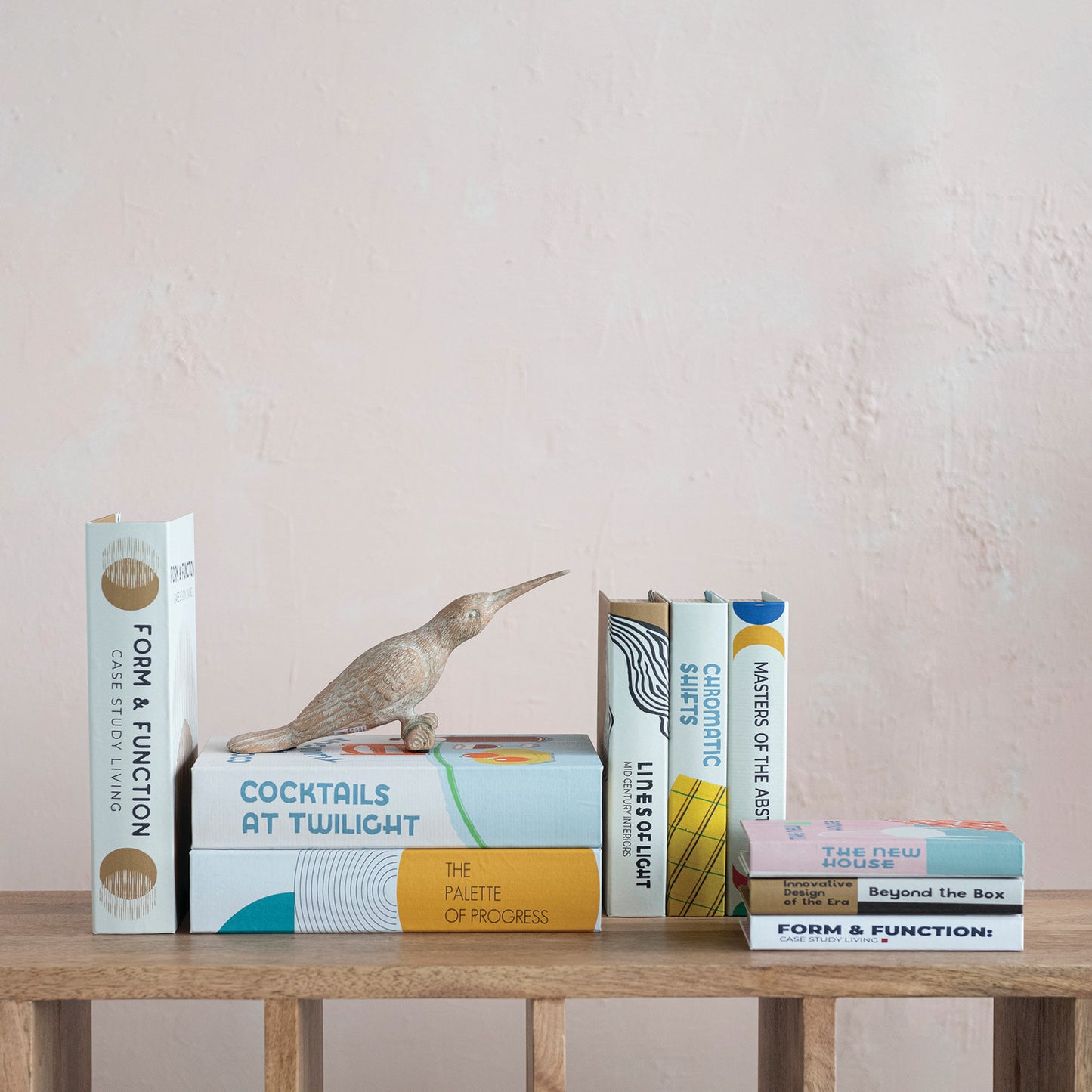 Book Storage Box MDF & Canvas