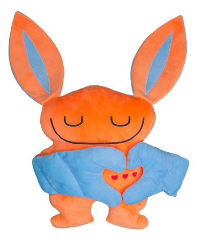 Bumpas Weighted Sensory Plush Zeek Orange & Blue