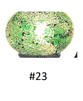 Mosaic Lamp Globe 12" #23