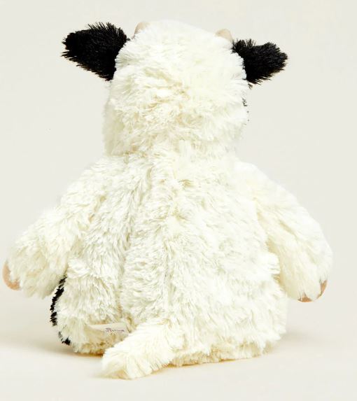Warmies Cow Sitting Black & White