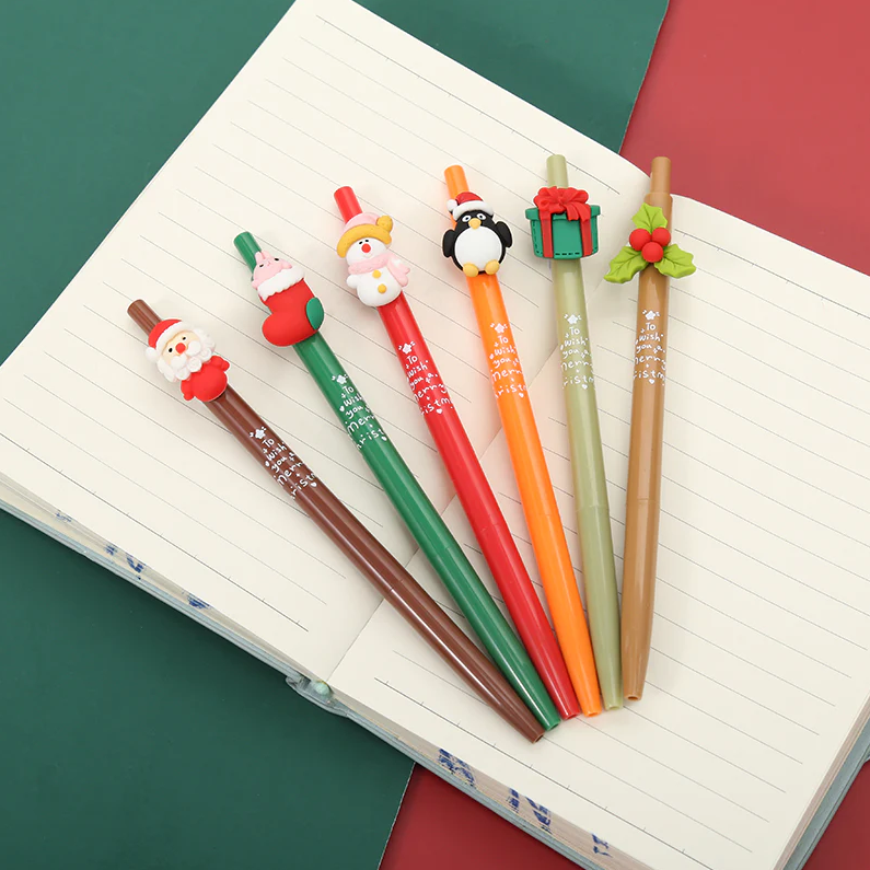 Gel Pen Snowman (Sold Individually)