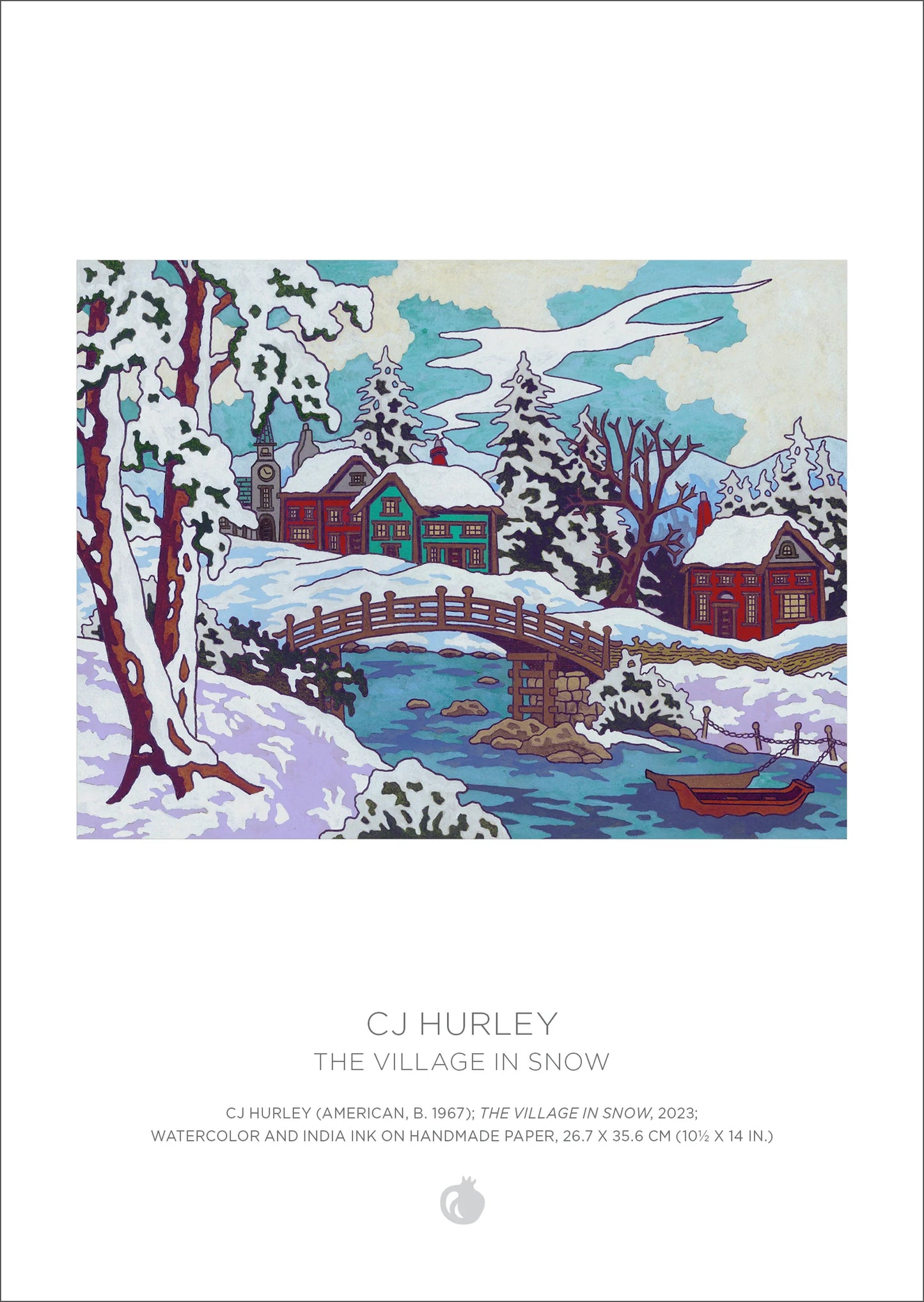 Jigsaw Puzzle Mini - 120 Piece - 4 Image Set - CJ Hurley - Snowy Cabins