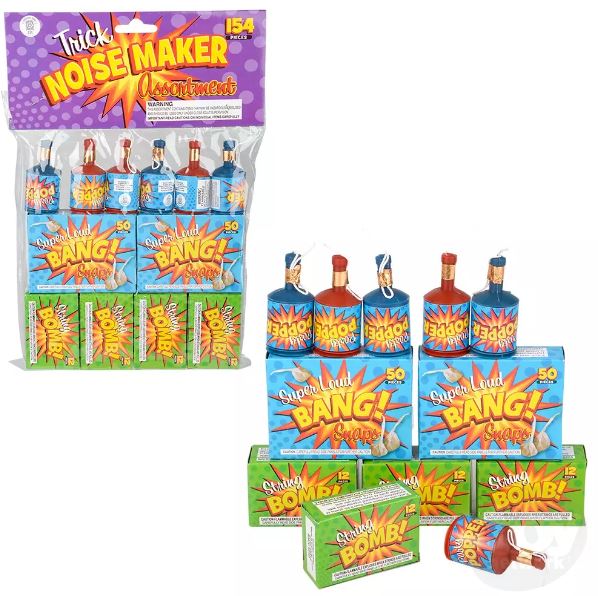 Noise Maker Snap Popper & String Mix Pack