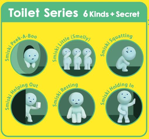 Blind Box Smiski Toilet Series (Sold Each)