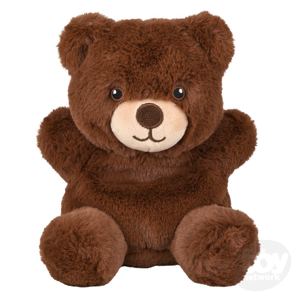 Plush Clutch Crew Bear Brown 7"