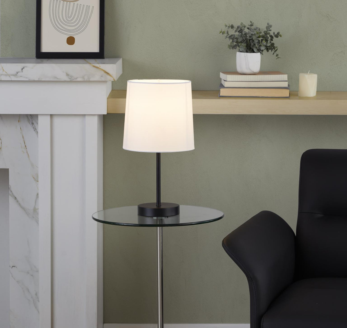 Cooper 16" Contemporary Metal Accent Lamp
