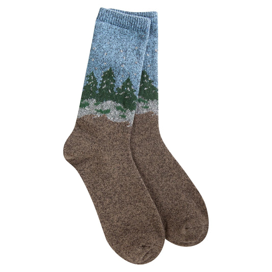 Socks - Holiday Mini Crew OS Winter Forest