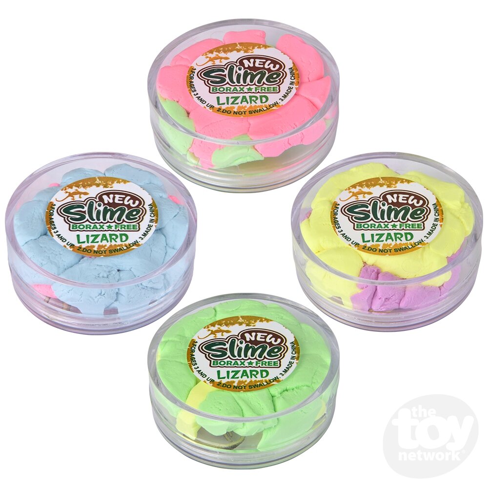 Play Clay Slime With Lizard 7" Sold Individually