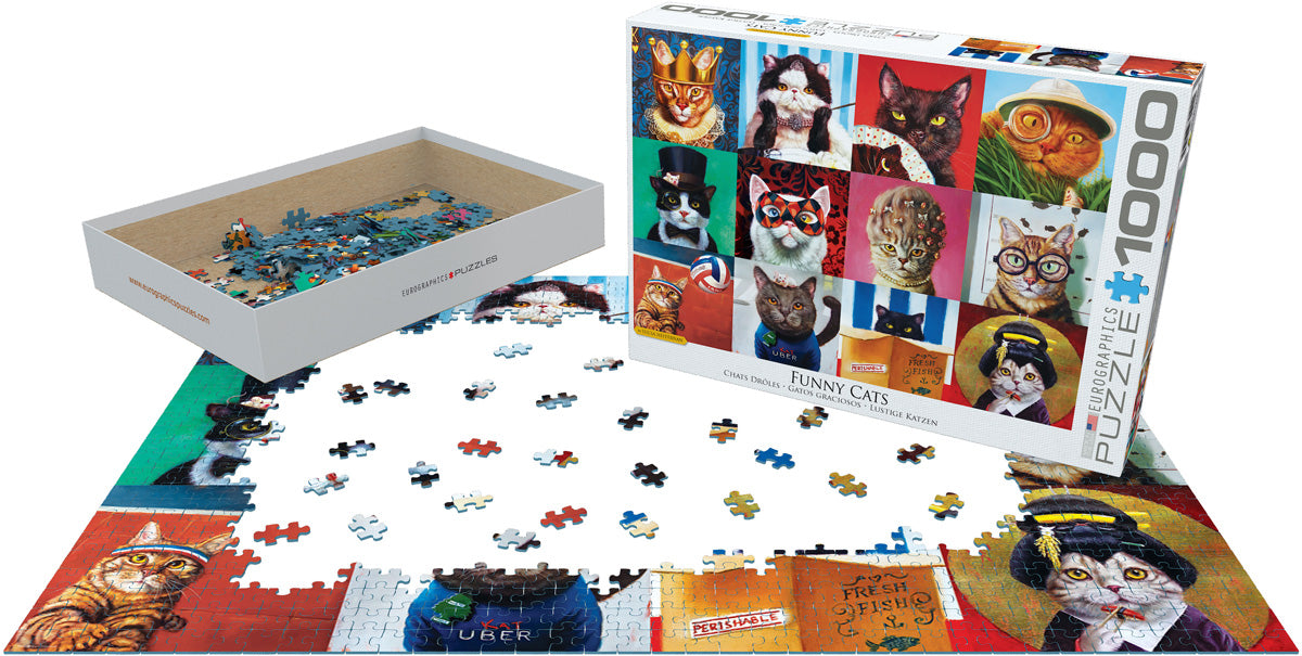 Eurographics Puzzle 1000 Piece - Funny Cats