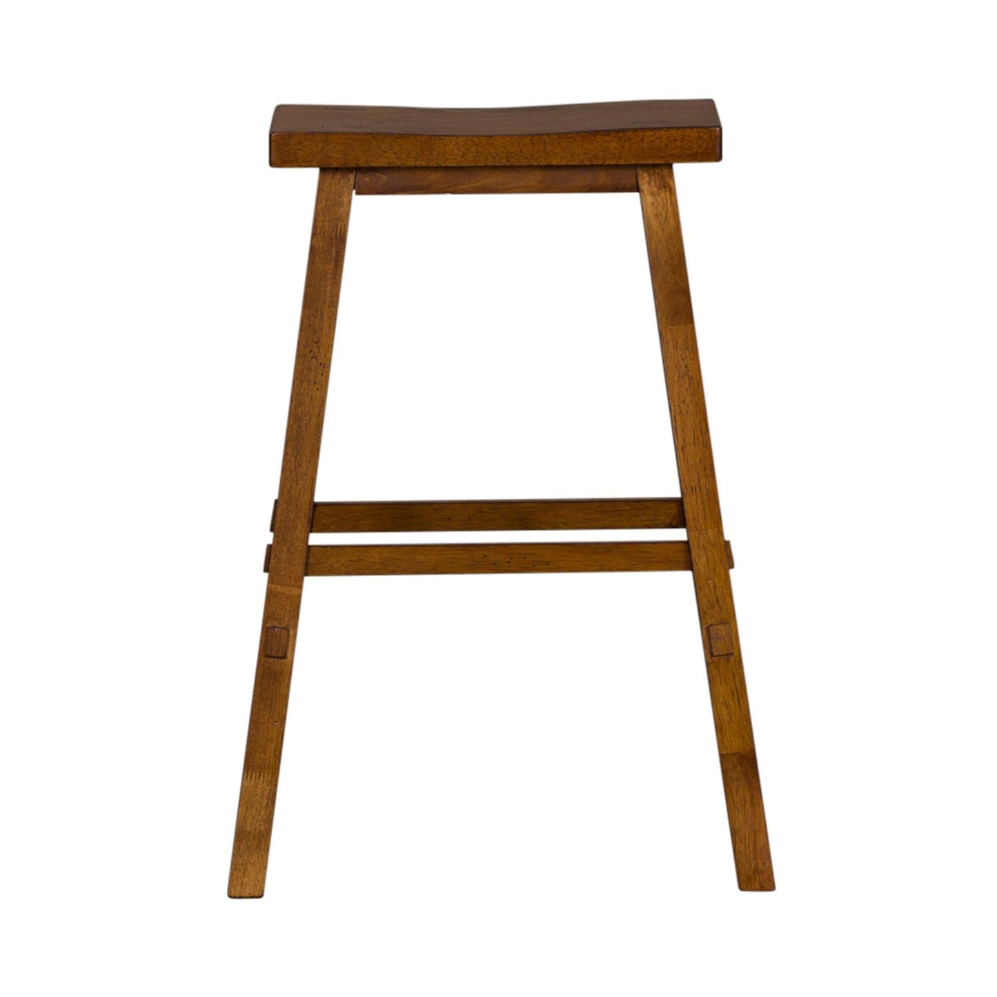 Creations II Collection Sawhorse Saddle Stool Tobacco Finish 30 Inch