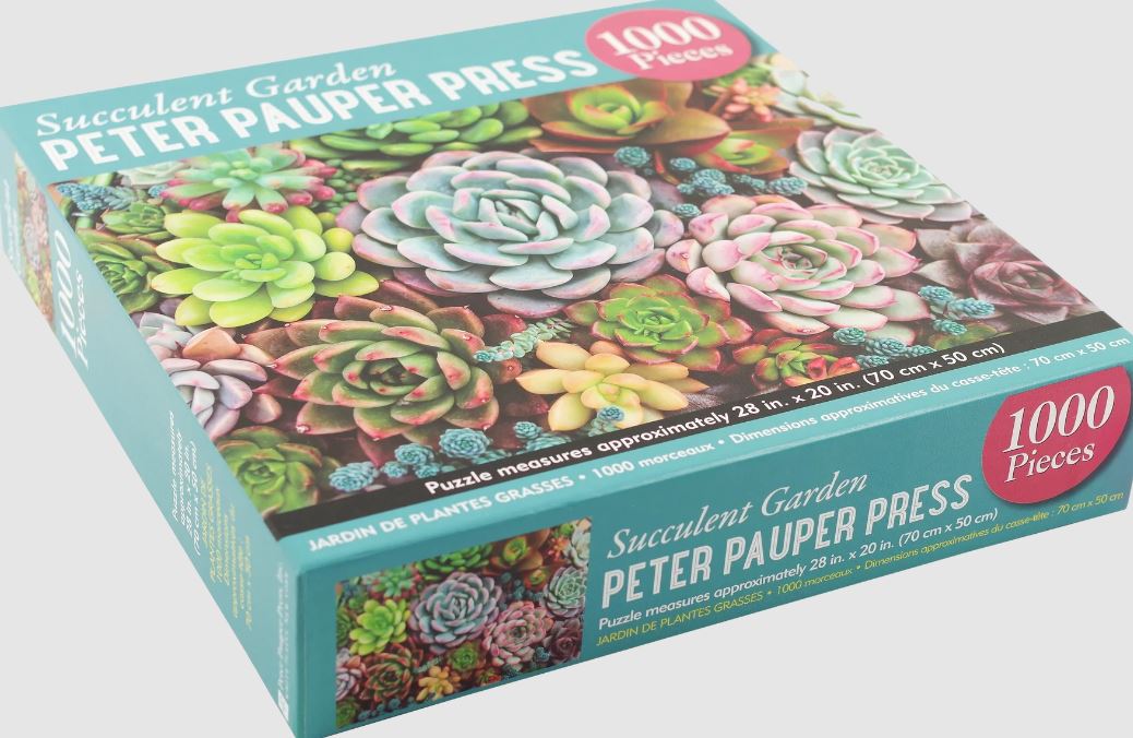 Puzzle 1000 Piece Succulent Garden