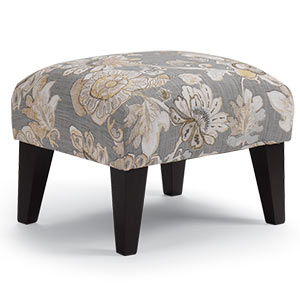 Randi Ottoman Precious Espresso Leg