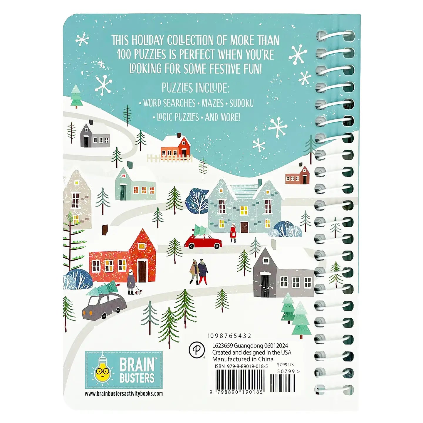 Holiday Vintage Christmas Puzzle Book