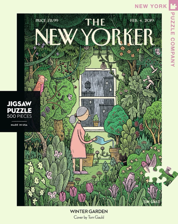 New Yorker Puzzle 500 Piece Winter Garden