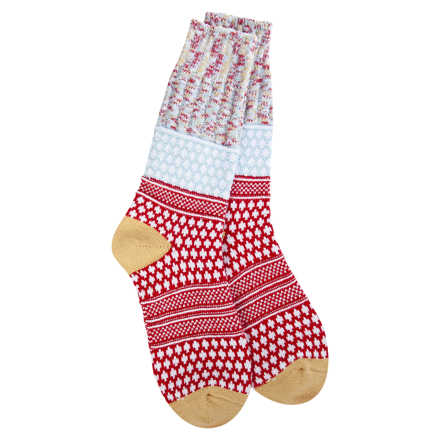 Socks - World's Softest Gallery Textured Crew OS Wonderland Multi