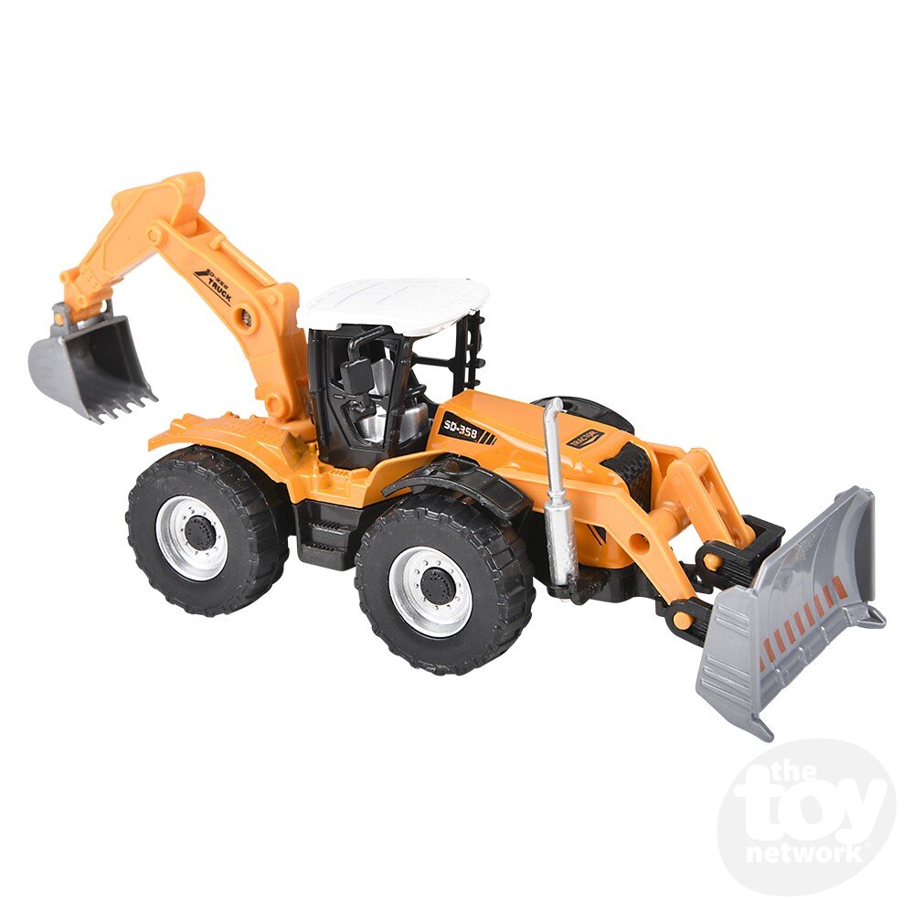 Diecast Pullback - Farm Tractor - 7" - Six Styles - Sold Individually