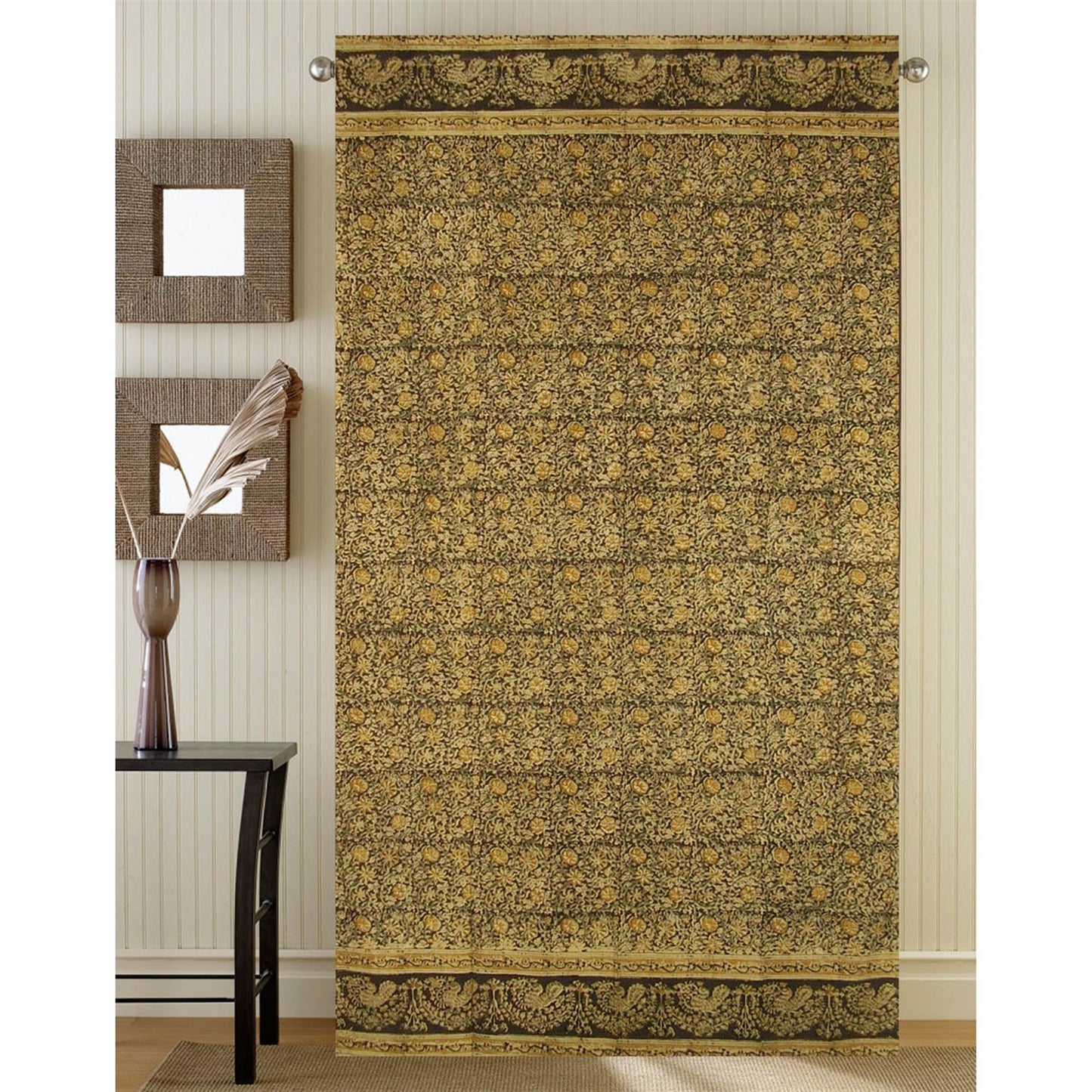Window Panel Veggie Gad Block Olive