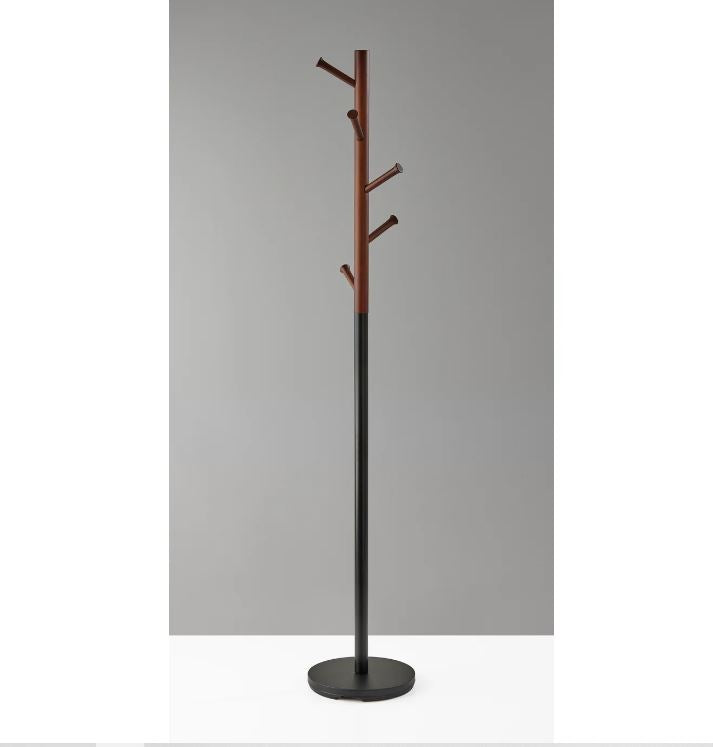 Coatrack Arbor Black & Walnut