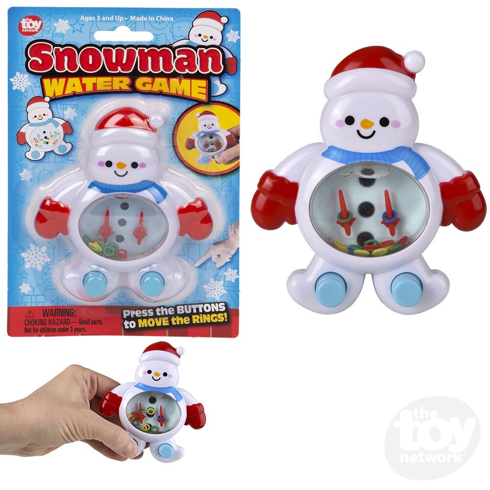 Water Game Holiday Snowman 4" - Sold Individually