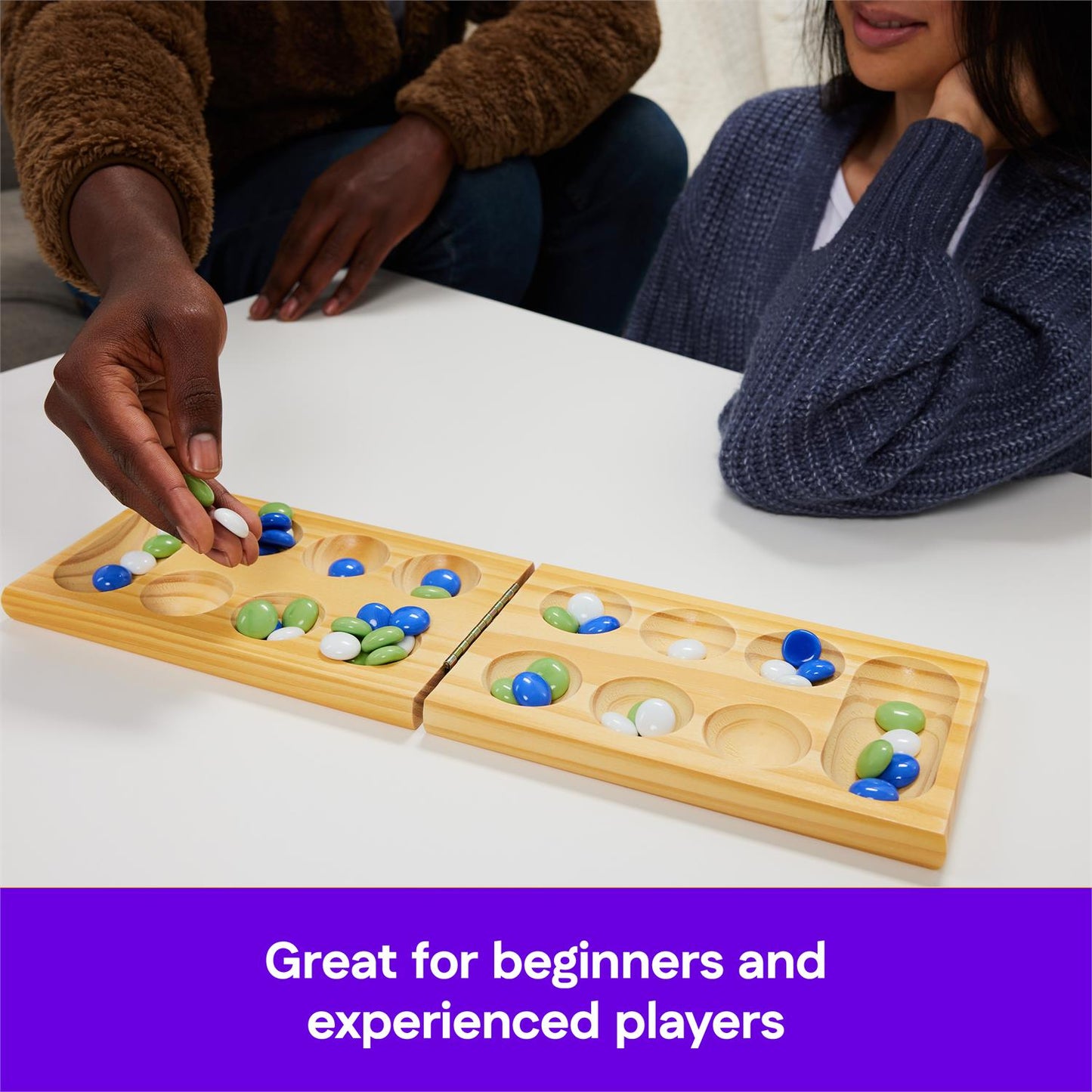 Game Cardinal Classics Mancala Folding Wood Board
