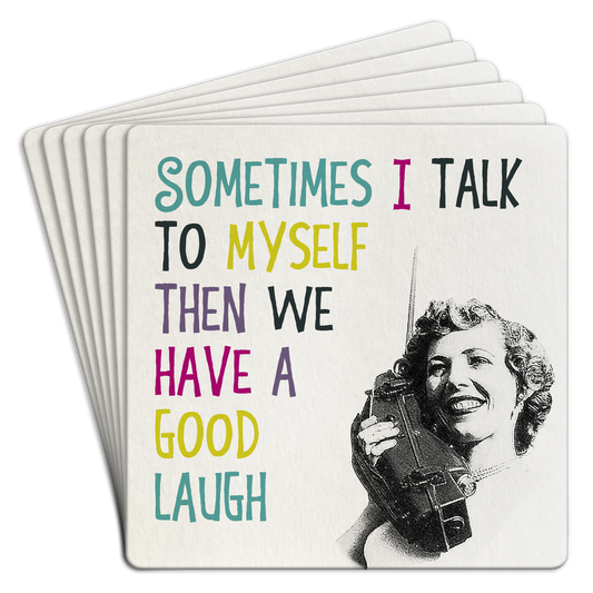 Bar Coaster |  Sometimes I talk to myself