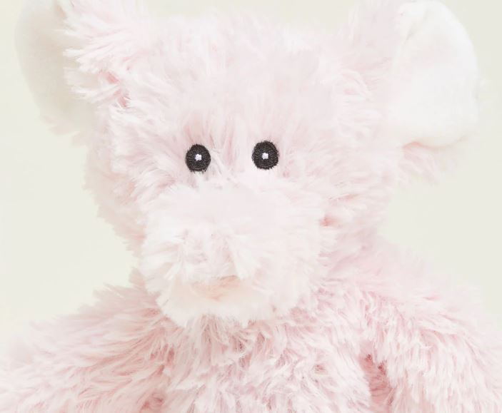 Warmies Junior Elephant Pink 9"