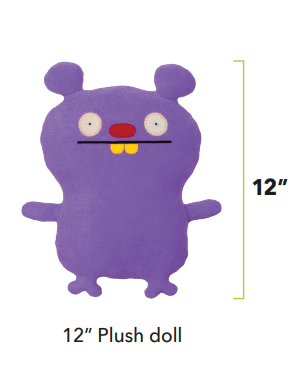 Uglydoll Plush Trunko 12"