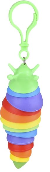 Sensory Wiggle Clip On Slug 3.75" (Sold Individually)