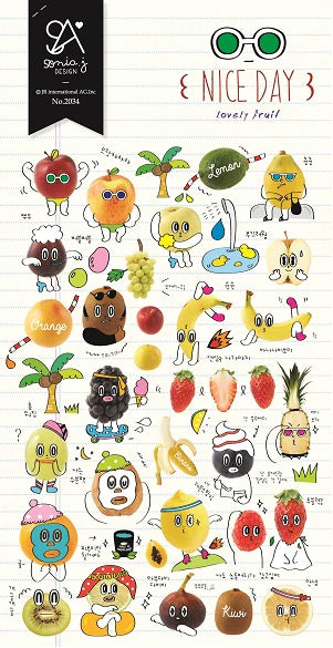 Stickers Nice Day Coated Paper