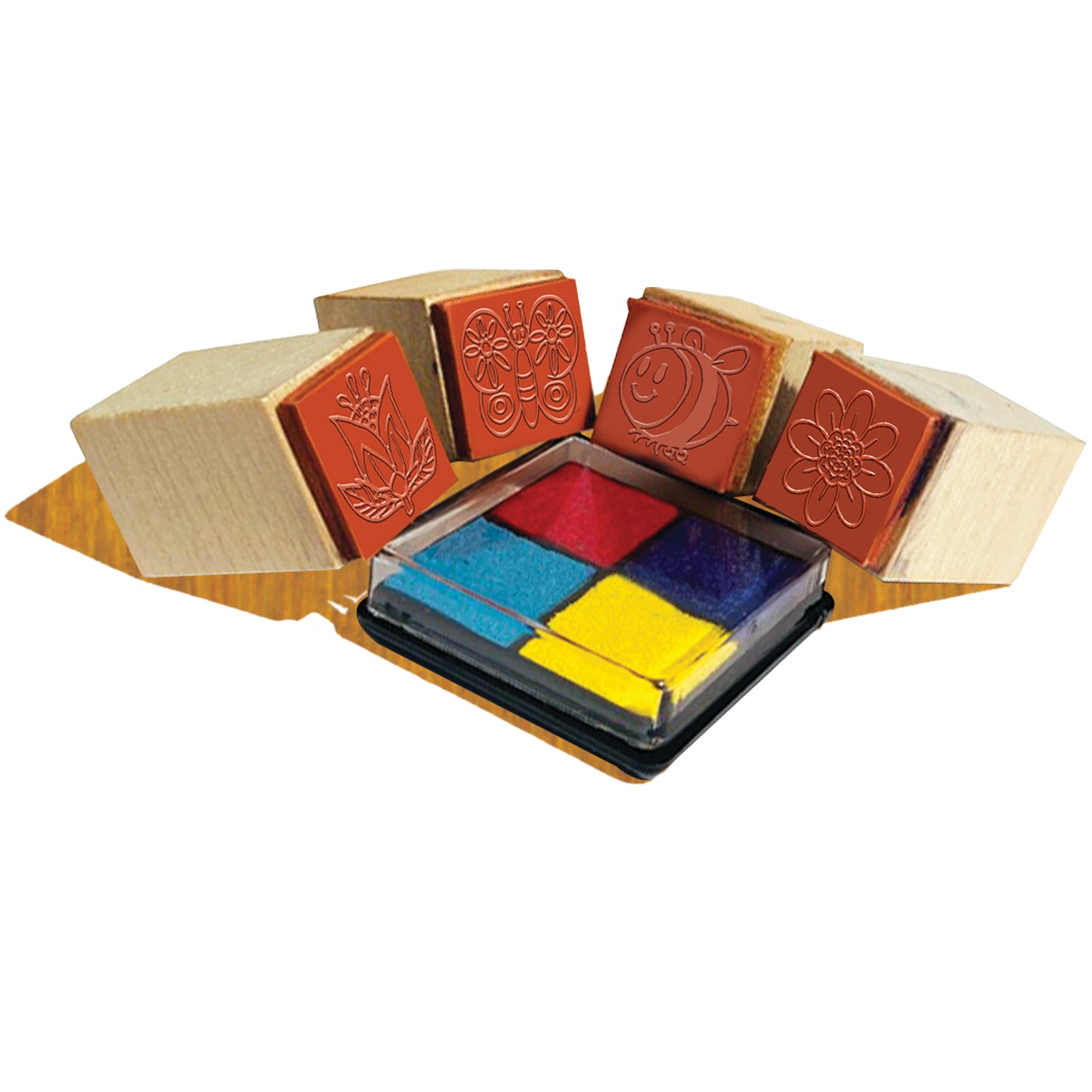 Stamp & Ink Set Garden Theme