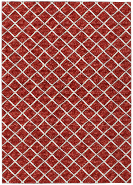 York Indoor/Outdoor Red 5' x 8'