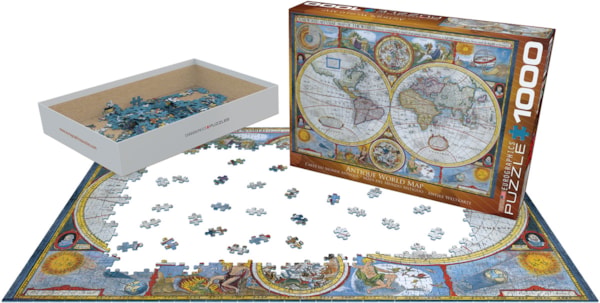Eurographics Puzzle 1000 Piece Antique World Map (John Speed)