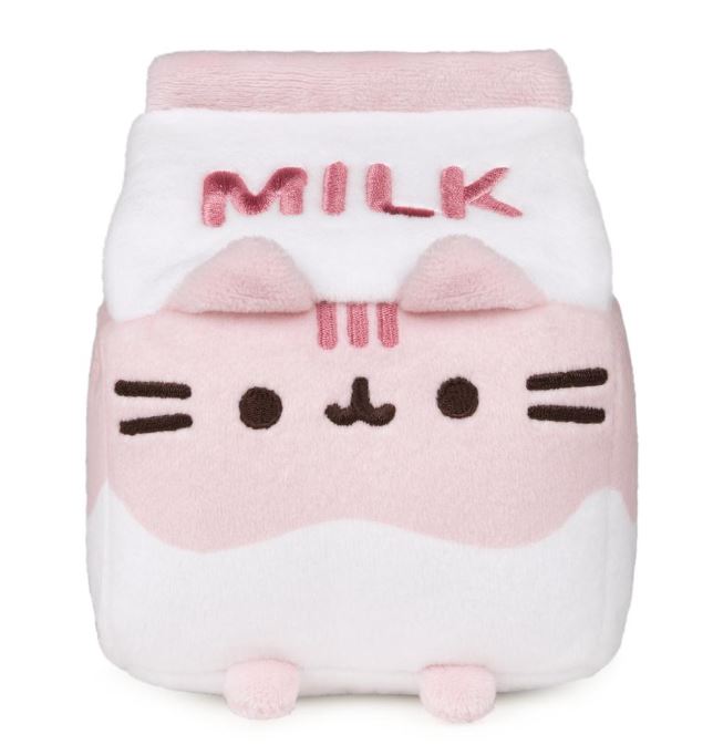Plush Pusheen Strawberry Milk 6"