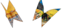 Art Origami 15cm x 15cm Van Gogh (2nd Edition) Butterflies