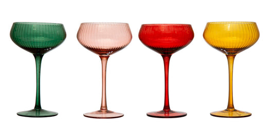 Stemware - Champagne Coupe - Glass - 4.25" Round x 6.75" High