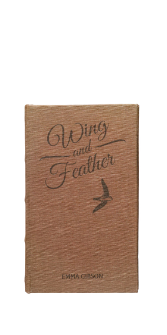 Book Storage Box Small "Wing and Feather"