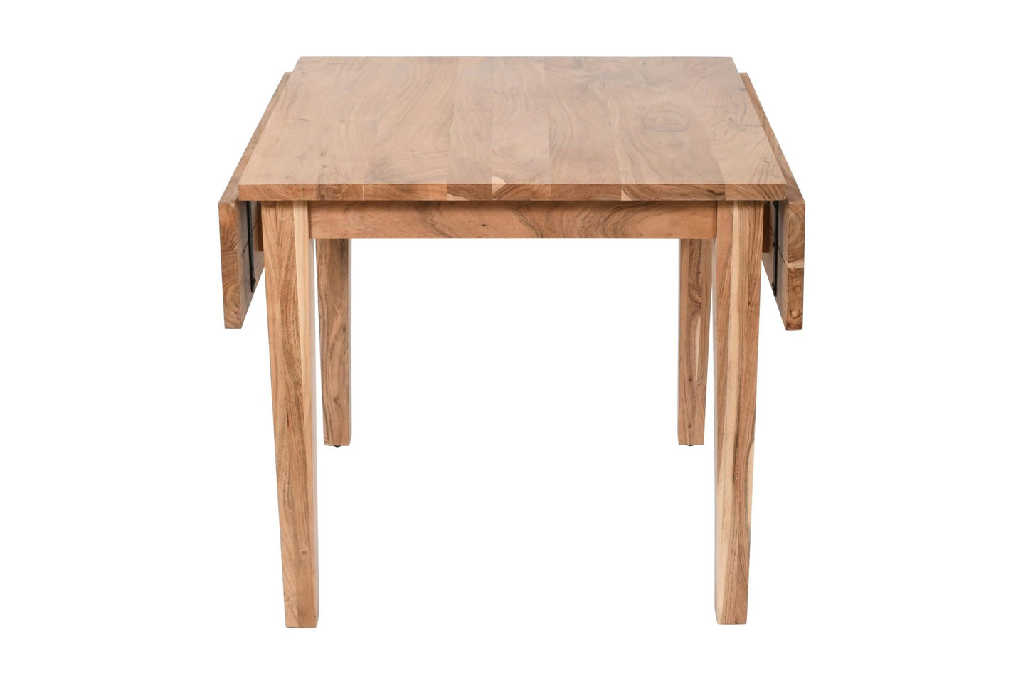 Urban Archive Colby Dining Table Drop Leaf Square To Rectangle Natural