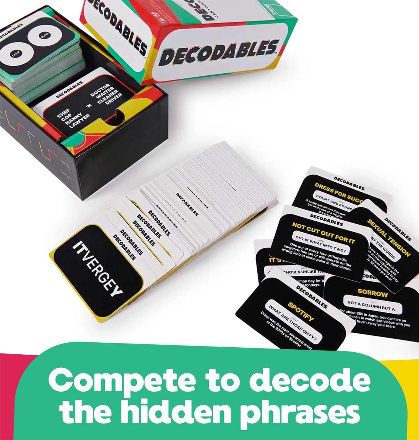 Game Decodables Adult Party Game