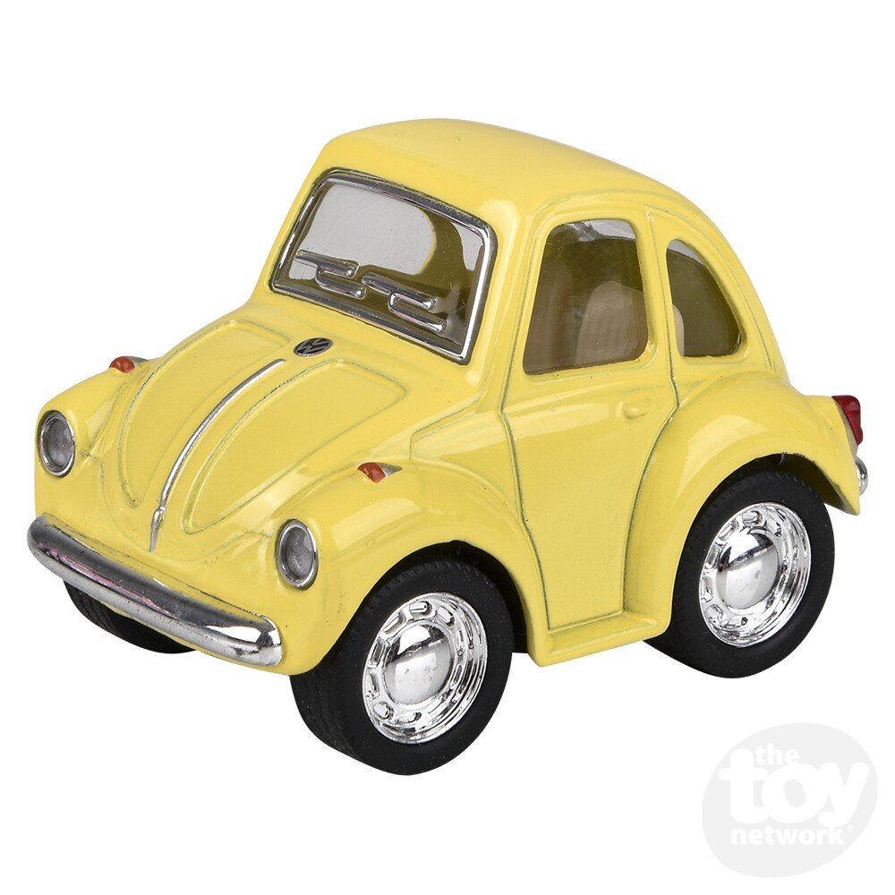 Diecast Pullback - Mini - VW Beetle Pastels - 2" - Sold Individually