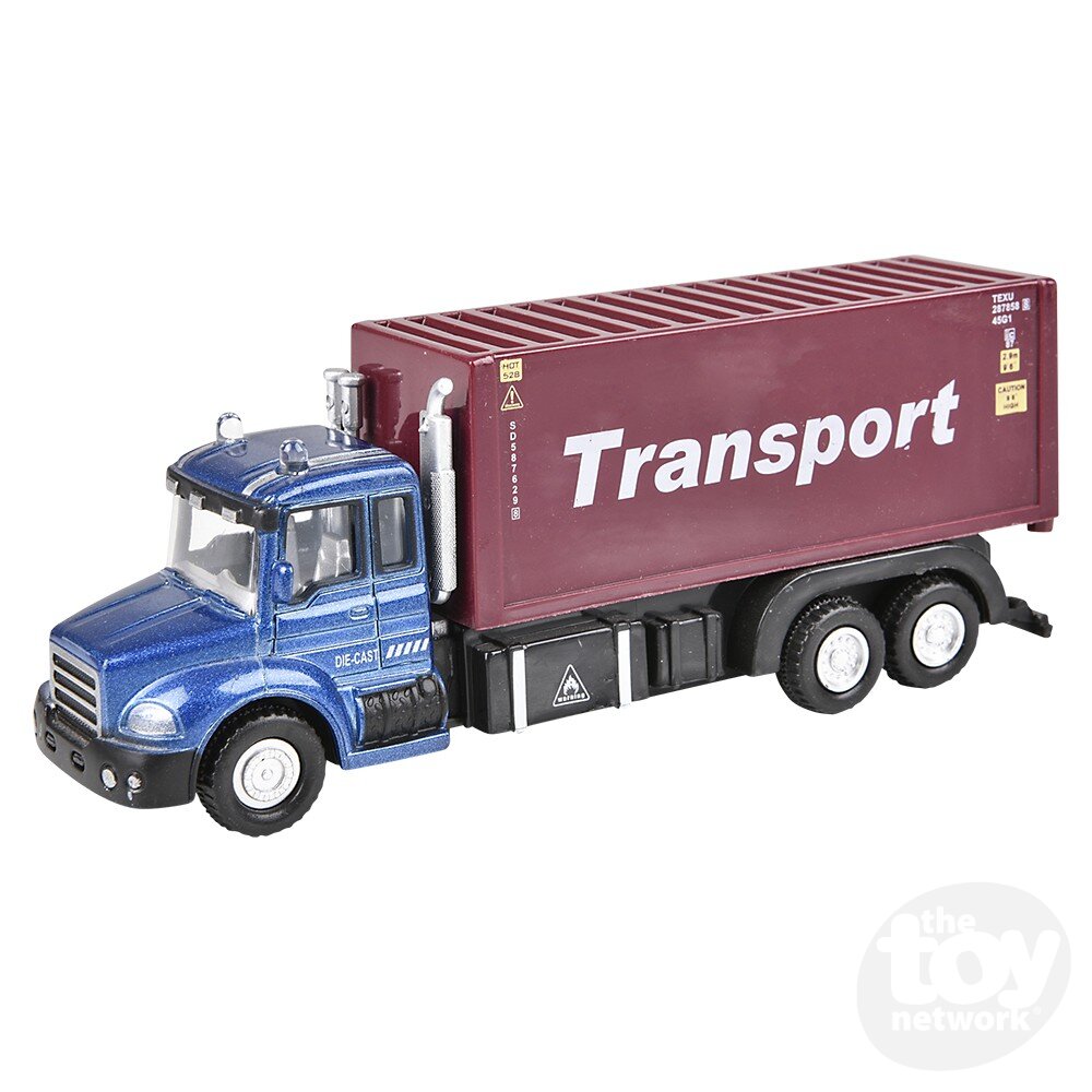 Diecast Pullback - Trucks - Various Big Rigs - 6" - Sold Individually